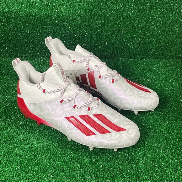 Adidas Adizero Reign Young King Football Cleats RED White MEN\'S SIZES FU6708 main image 4
